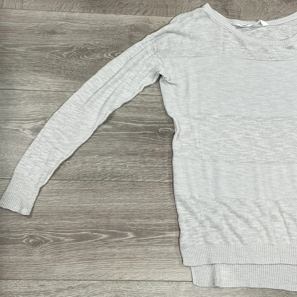 Athleta Buena Vista Tunic Linen Blend Lightweight Long Sleeve Sweater Gr… - Picture 4 of 16